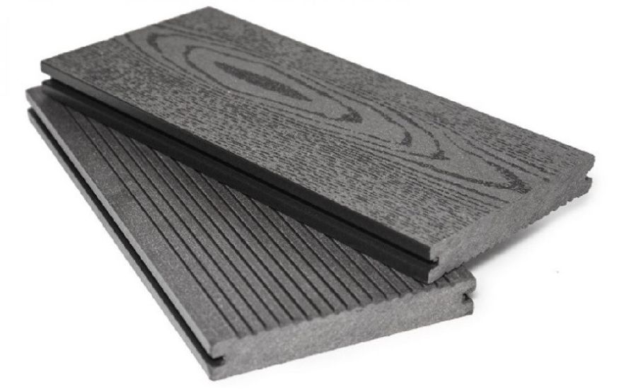 Террасная доска ДПК МАССИВ АЙ-ТЕХПЛАС цвет графит купить в Барнауле