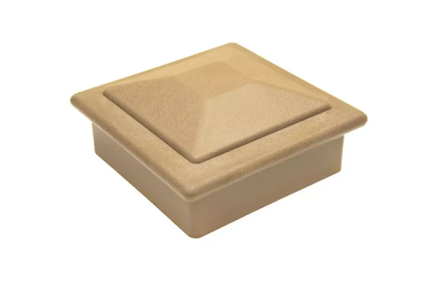 Крышка верхняя ПВХ для столба 125х125 Deckart Орех купить в Барнауле