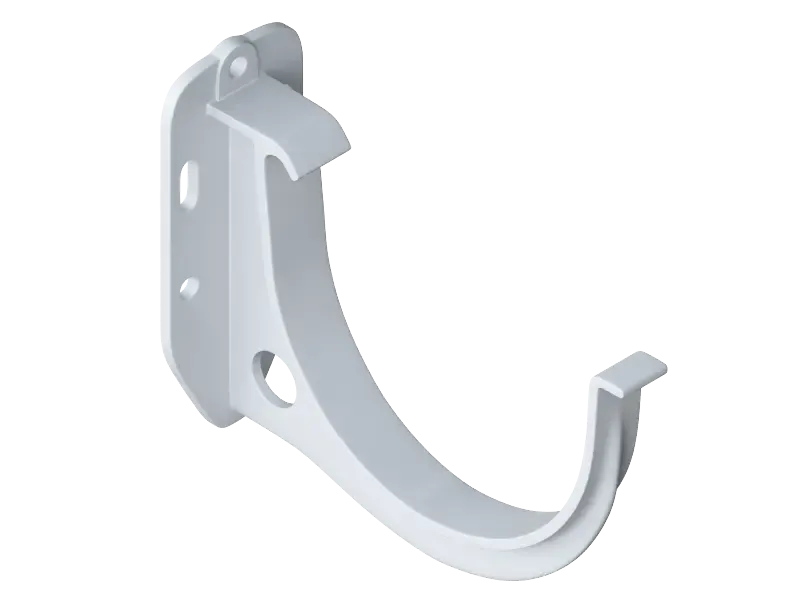 Кронштейн для желоба Альта-Профиль, Элит в белом цвете купить в Барнауле