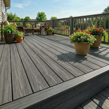 Террасная доска ДПК GardenParkett Табула, Серый