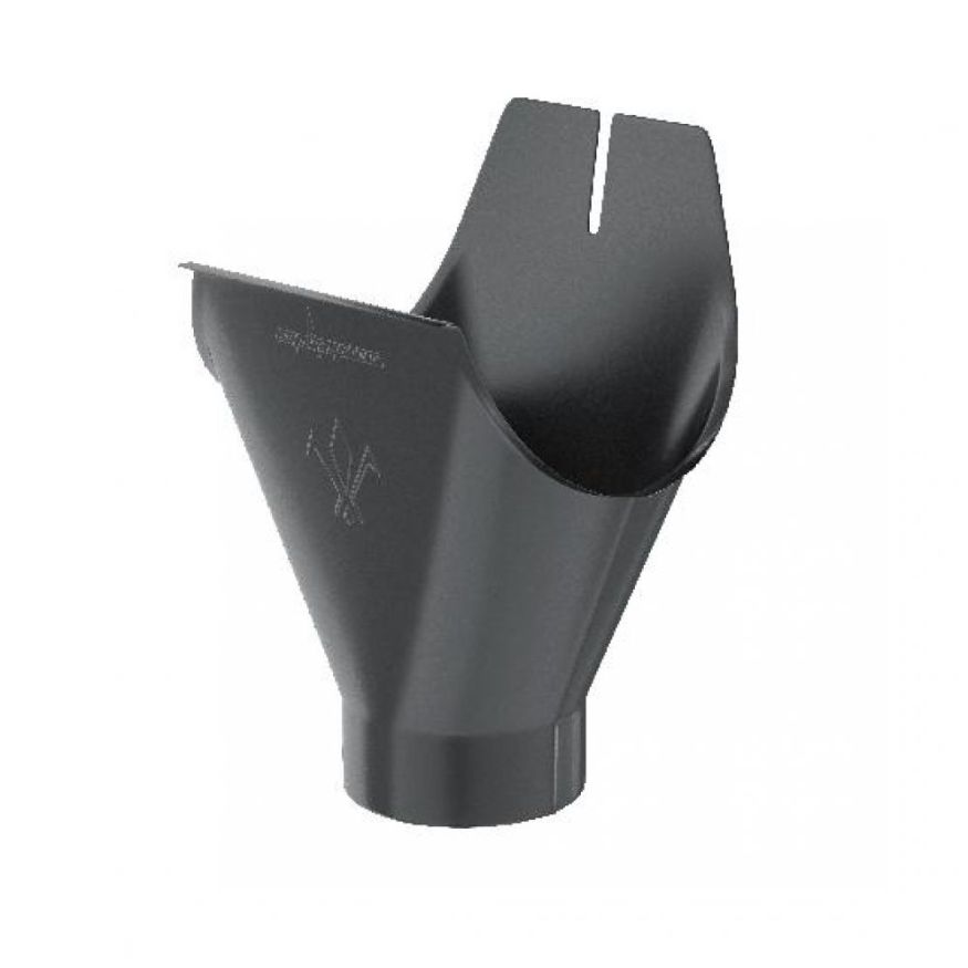 Воронка для дождевой воды Aquasystem, цвет RAL 7024 Тёмно-серый, размер 125/90. купить в Барнауле