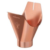 Воронка желоба Aquasystem из меди 150/100