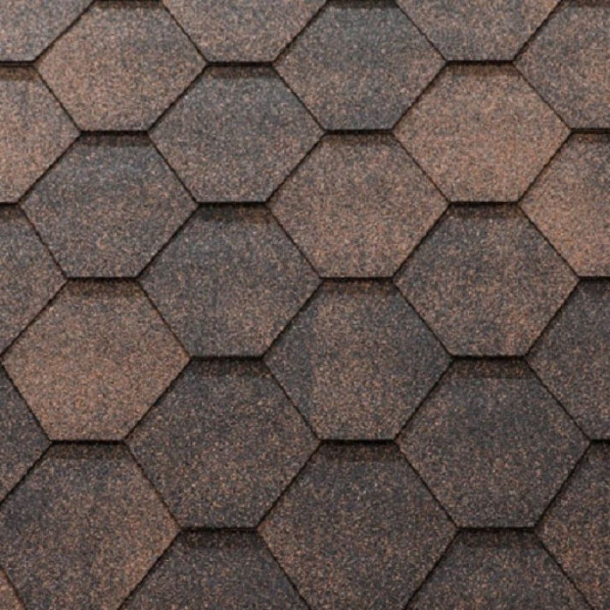 Гибкая черепица KATEPAL JAZZY медного оттенка купить в Барнауле