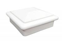 Крышка верхня для столба GardenParkett, Белая купить в Барнауле