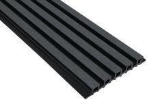 Панель ДПК Outdoor 3D с черной шлифованной поверхностью