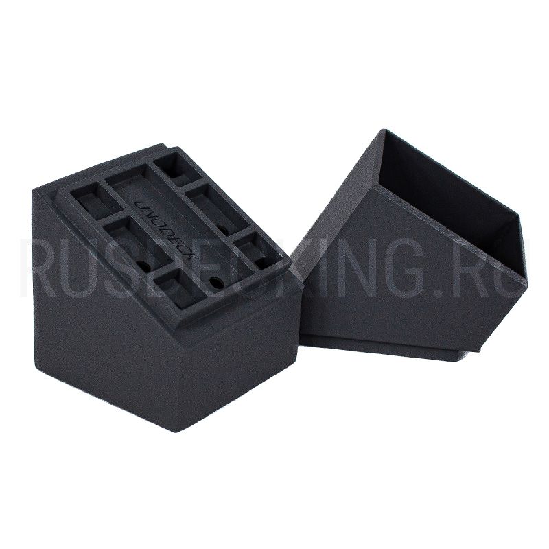 Крепление балясины наклонное RusDecking Unodeck Графит купить в Барнауле