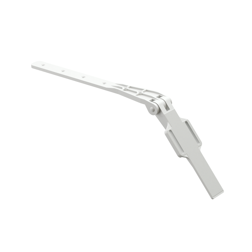 Регулируемое крепление для кронштейна желоба Docke Lux, Пломбир купить в Барнауле