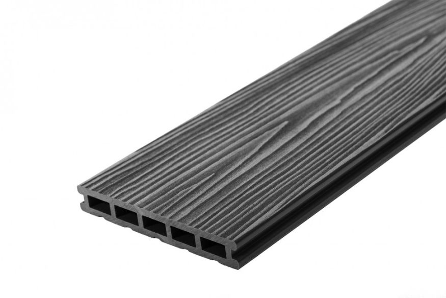 Террасная доска ДПК RusDecking Unodeck Mogano - Графит купить в Барнауле