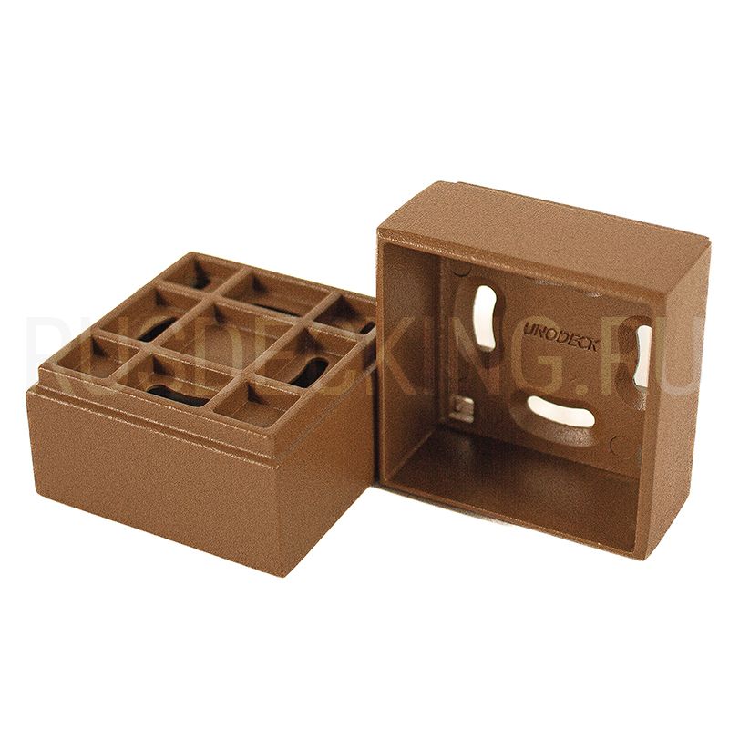 Крепление балясины прямое RusDecking Unodeck Орех купить в Барнауле