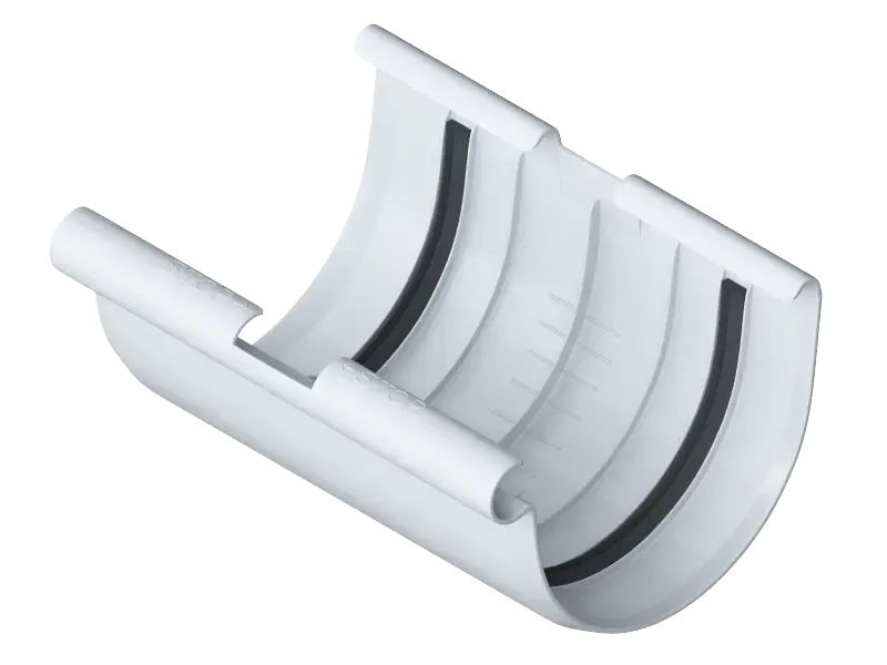 Муфта желоба Альта-Профиль Элит Белый купить в Барнауле