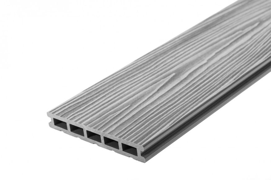 Террасная доска ДПК RusDecking Unodeck Mogano - Серый купить в Барнауле