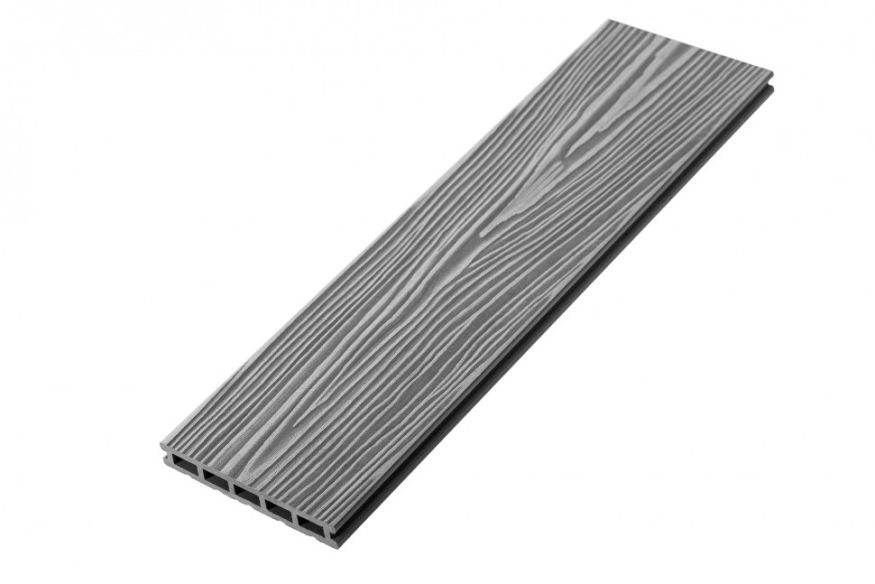 Террасная доска ДПК RusDecking Unodeck Mogano - Серый купить в Барнауле