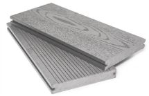 Террасная доска ДПК МАССИВ AYTECHPLAS серого цвета