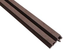 Угловая деталь для ДПК панели Outdoor, шлифованный морёный дуб