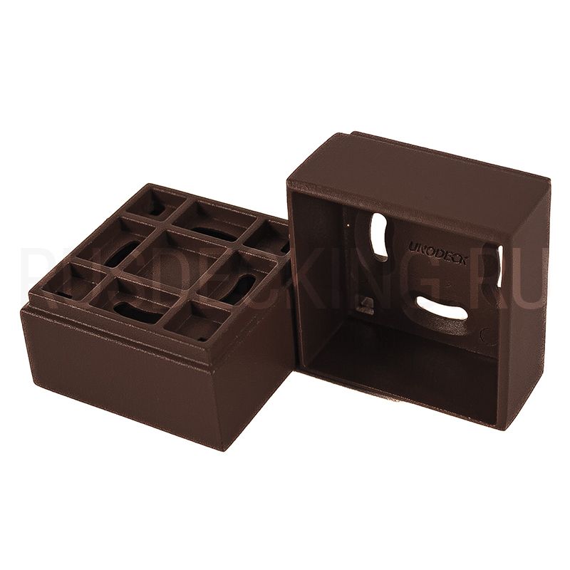 Крепление балясины прямое RusDecking Unodeck Венге купить в Барнауле