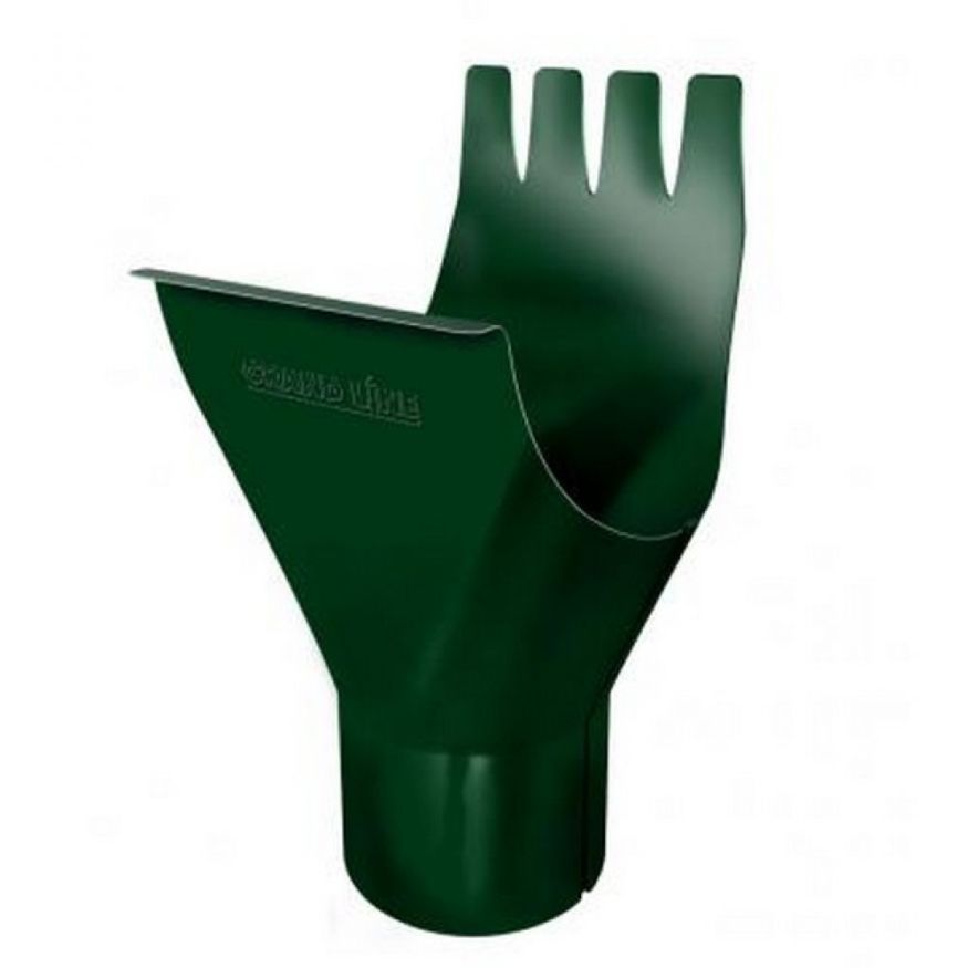 Водосточная воронка Grand Line, зеленая (RAL 6005) купить в Барнауле