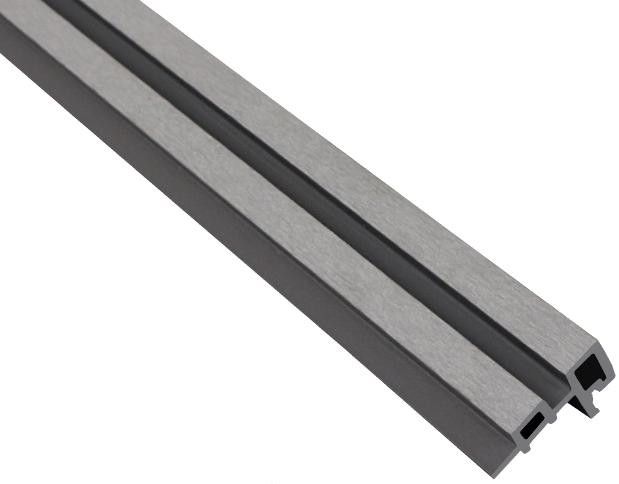 Угловая деталь для панелей ДПК Outdoor, шлифованный серый купить в Барнауле