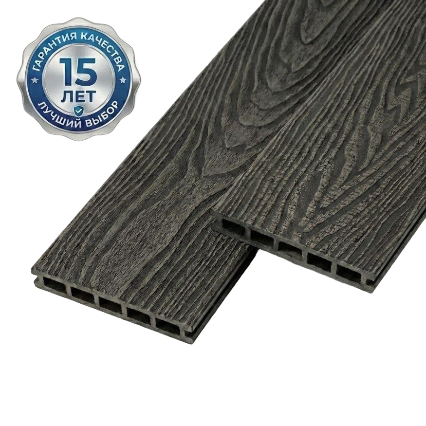 Террасная доска ДПК GardenParkett Патио, Графит купить в Барнауле
