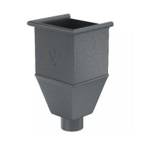 Водосборная воронка удлиненная Aquasystem RR 23 Маренго матовая 125/90