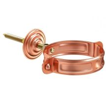 Комплект для крепления трубы Aquasystem, медный, 150/100