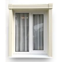 Горизонтальная планка для окон Доломит 3 м, Цвет: Слоновая Кость