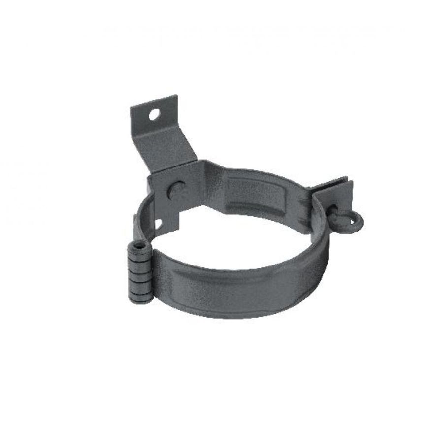 Декоративный хомут для труб с текстурой дерева и крепежом, Aquasystem, RR 23 Маренго матовый 125/90. купить в Барнауле