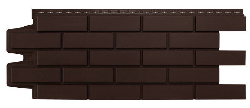 Фасадные панели Grand Line, Клинкерный кирпич Classic, Шоколадный купить в Барнауле