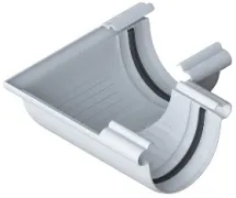 Угол желоба 90°, Альта-Профиль, Элит Белый