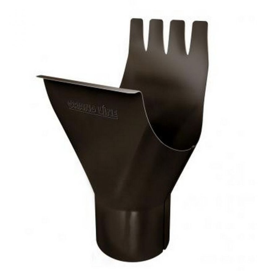 Водосточная воронка Grand Line, коричневая (RR 32) купить в Барнауле