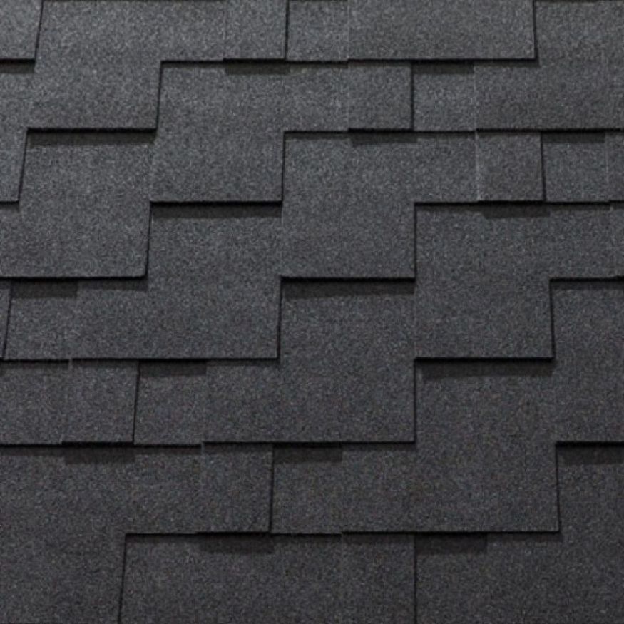 Гибкая черепица KATEPAL ROCKY черного цвета. купить в Барнауле