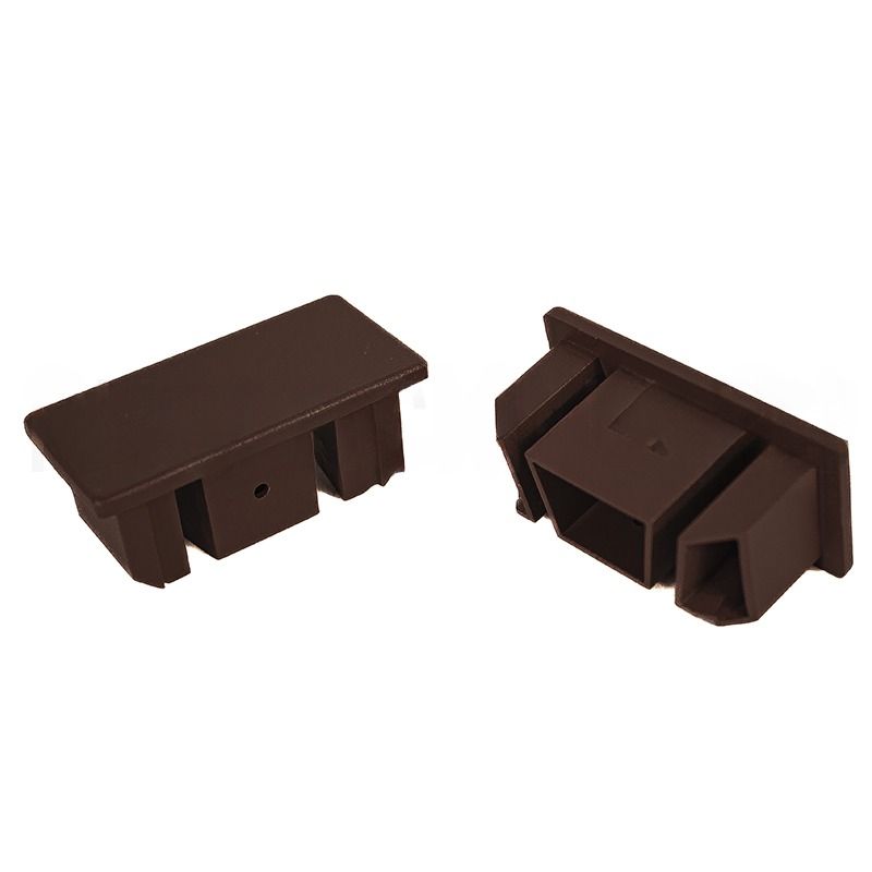 Торцевая алюминиевая заглушка для перил GardenParkett, Венге купить в Барнауле