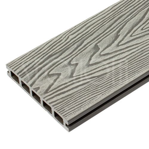 Доска террасная ДПК SEQUOIA, DUAL 3D WOOD, GRAY купить в Барнауле