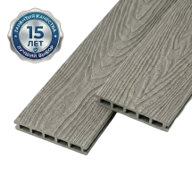 Террасная доска ДПК GardenParkett Патио, Серый