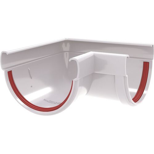 Угол желоба 90° Grand Line, цвет белый. купить в Барнауле