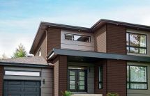 Фасадная доска ДПК Outdoor 3D STORM коричневая смесь