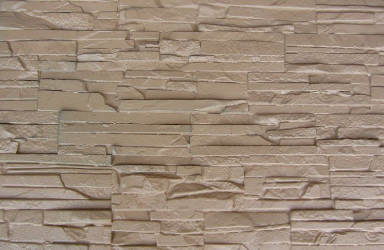 Плоская фасадная панель Aelit Plast бежевого цвета купить в Барнауле