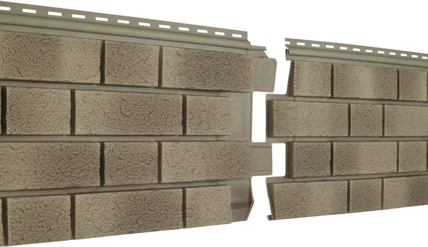 Фасадная панель Ю-пласт Стоун Хаус S-Lock Клинкер Балтик, Пустыня купить в Барнауле