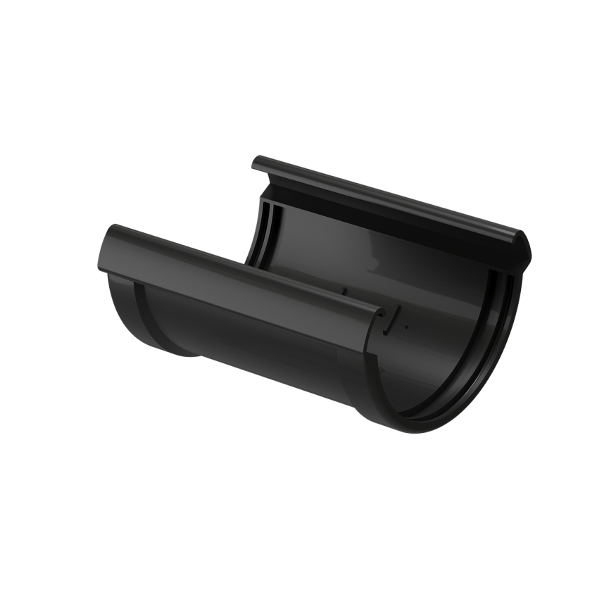 Соединитель желоба Docke Lux, Карбон купить в Барнауле