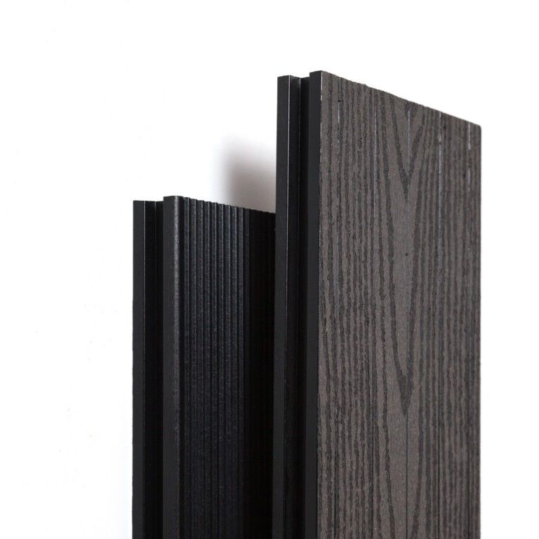 Террасная доска Ecodecking Техно плюс Графит купить в Барнауле