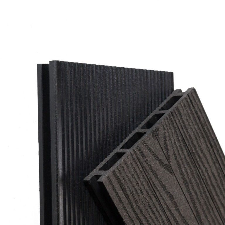 Террасная доска Ecodecking Техно плюс Графит купить в Барнауле