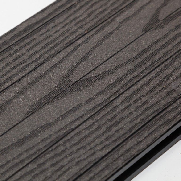 Террасная доска Ecodecking Техно плюс Графит купить в Барнауле