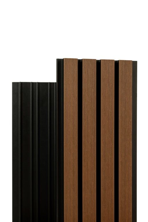 Реечная фасадная панель Ecodecking Скай Коэкструзия Тик купить в Барнауле