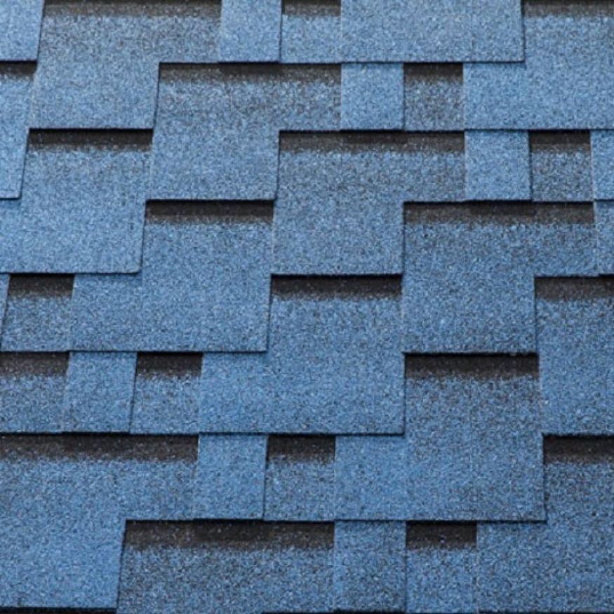 Гибкая черепица KATEPAL ROCKY синий-голубой цвет купить в Барнауле