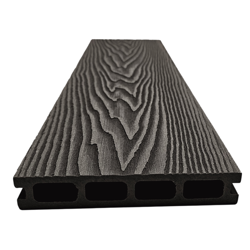 Террасная доска ДПК NanoWood 3D Double Антрацит купить в Барнауле