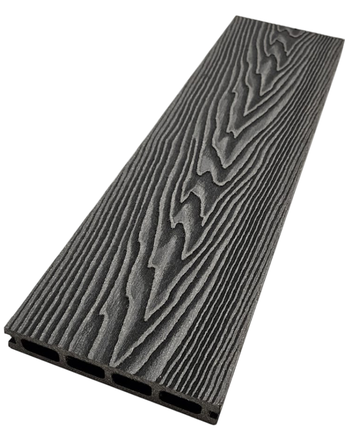 Террасная доска ДПК NanoWood 3D Double Антрацит купить в Барнауле