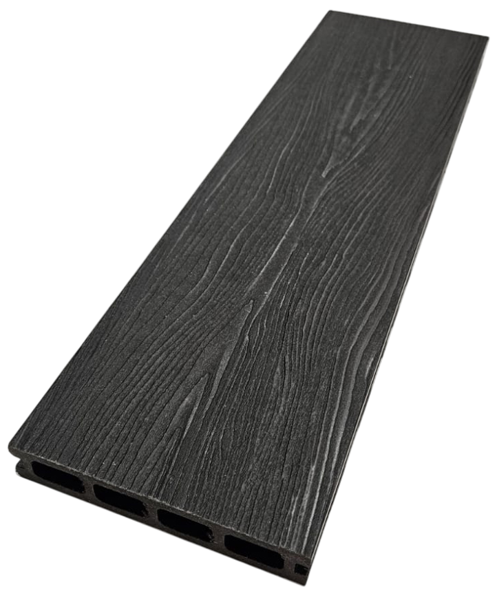 Террасная доска ДПК NanoWood 3D Double Антрацит купить в Барнауле