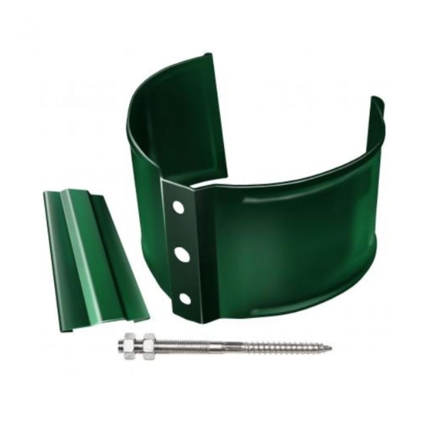 Кронштейн для трубы на кирпич, Grand Line, Зеленый (RAL 6005) купить в Барнауле