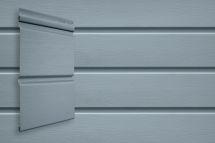 Виниловый сайдинг Grand Line Double-брус Цвет: Голубой