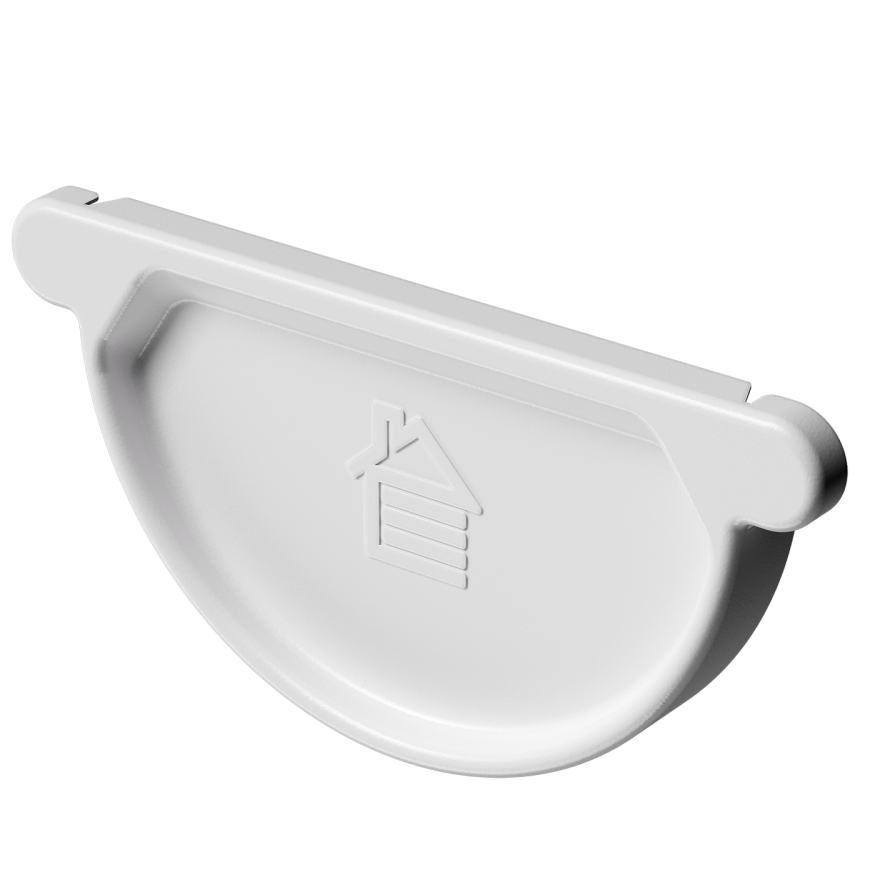 Заглушка для желоба Docke Stal Premium, цвет Пломбир. купить в Барнауле