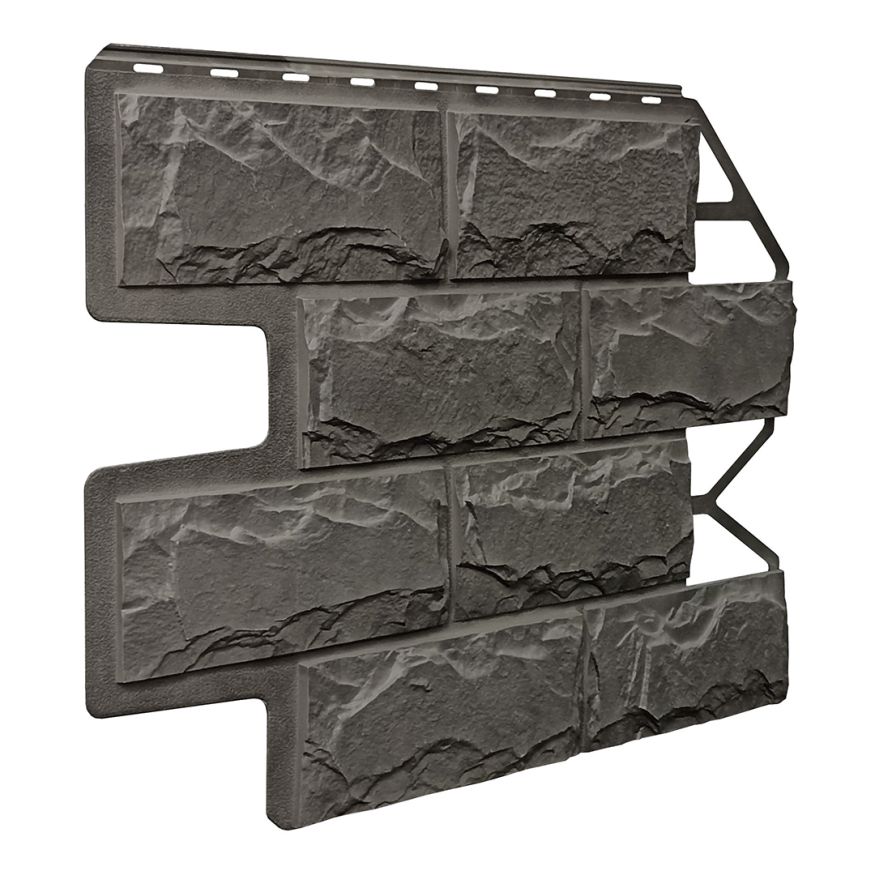 Фасадная панель FineBer Блок, Темно-серый купить в Барнауле